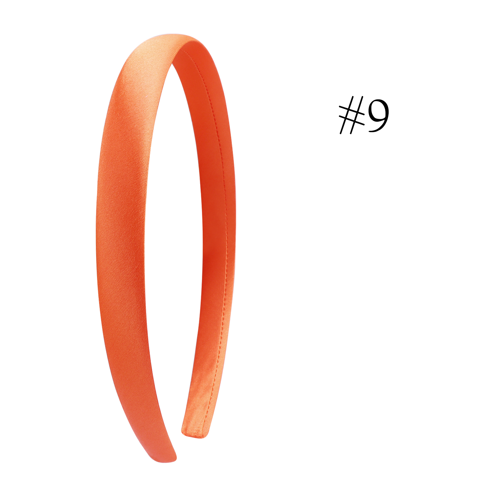 34 Stuks 0.6Inch Breed Satijn Bedekte Meisjes Hoofdbanden Diy Ambachtelijke Lint Hoofdbanden Voor Meisjes Vrouwen Regenboog Haaraccessoires