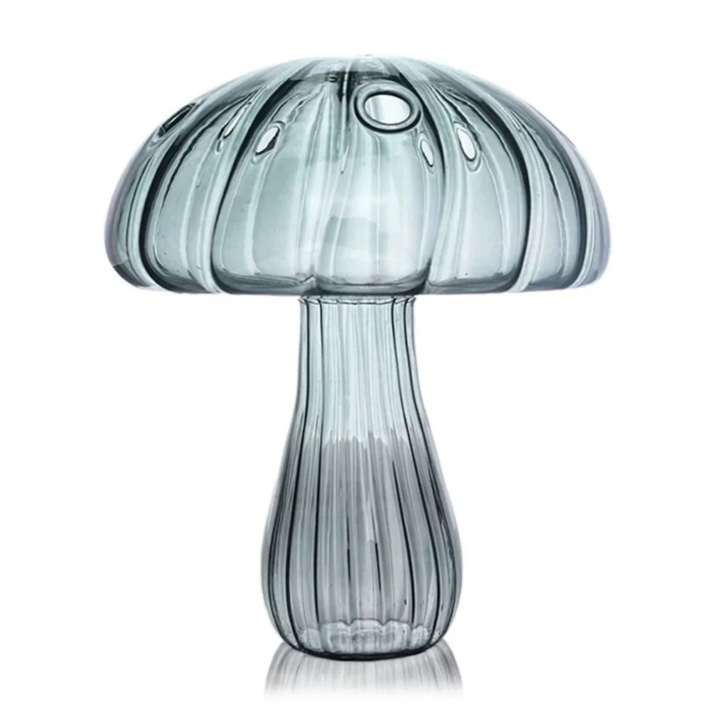 Neue transparente Glas blumen flasche hydro ponik blume Kürbis glasvase Pilz Haupt dekoration Blume: verrotten