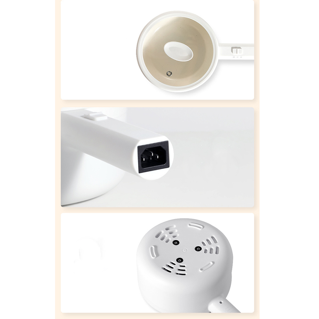 Electric Pot,Non-Stick Pan Noodles Cooker 1.5L Mini Pot for Steak