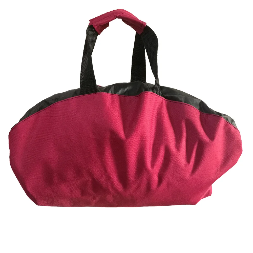 Traje de neopreno impermeable para natación, estera de cambio de ropa de playa, bolsa de transporte con asa, correas para los hombros para surf, Kayak: Rojo