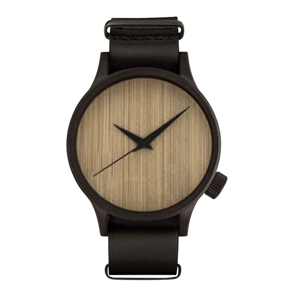 Casual Mode Houten Horloge Mannen En Vrouwen Horloge Bamboe Horloge Curren Horloge Mannen Часы Мужские Erkek Kol Saati reloj Hombre: Blauw