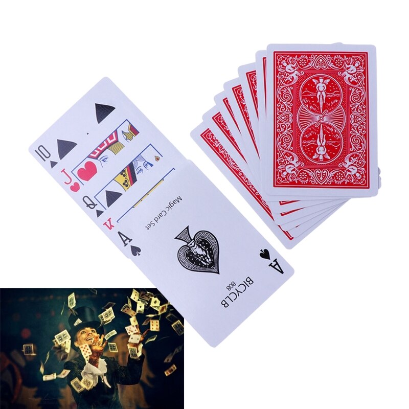 Neue Verrückte Wahl Karte Deck Zaubertrick nah dran hoch Drehen Karten Zu sterben Gleiche Magie Spielzeug Spiel Karte Poker Spiel Gremium Magie spielkarte