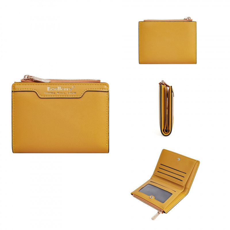 Women's Wallet Premium Product Short Wallet Organize Credit Cards and Business Cards Large Capacity Function