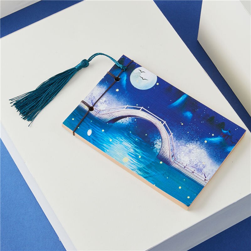 Bullet Journal Notebook Weekly Planner Stationery Store School Chinese Style Tassel Retro Handmade Sketchbooks Notepad 016007: 6