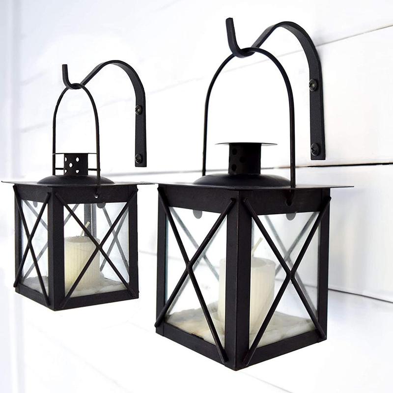 4 / 10pcs Hanging Basket Brackets Metal Strong Outside Price Storage Best Wall Garden Hooks Decoration Wall-Mounted O8J4