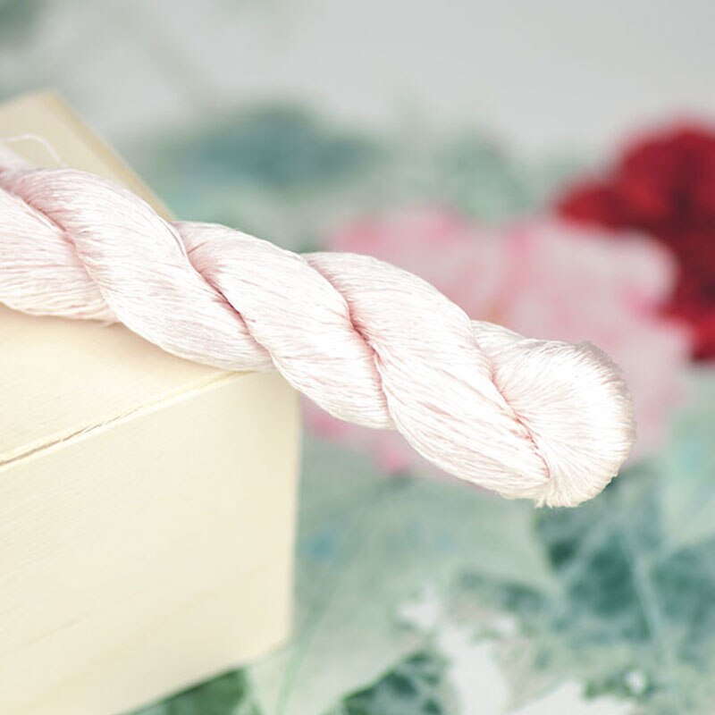 1pcs 100% silk thread hand embroidery embroider cross stitch 400m silk embroidery thread brick red series 10 pure colors: 1