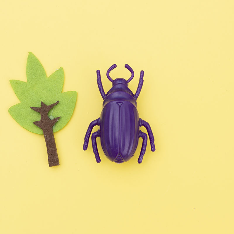 Automatische Kat Speelgoed Crawl Elektrische Nano Bug Lieveheersbeestje Intelligente Schudden Interactieve Grappige Kat Hond Speelgoed Simulatie Dierbenodigdheden: long beetle
