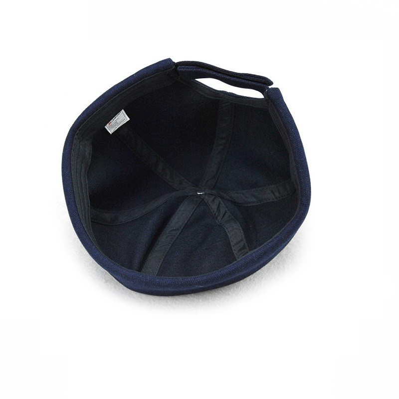 JAMONT – chapeau rond unisexe de Style chinois pour hommes, casquette de Couple à bride, couleur unie, à la , miki,