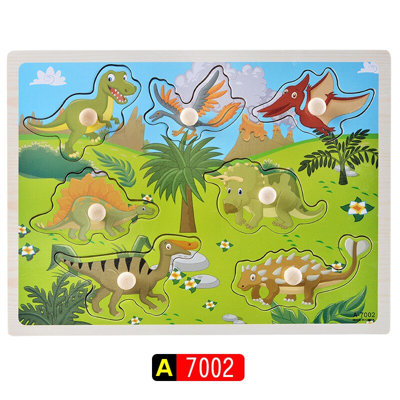 Baby Spielzeug Holz Puzzle/Hand Greifen Bord Set Vielzahl Pädagogisches Cartoon Puzzle Spielzeug für Kindergarten Kind