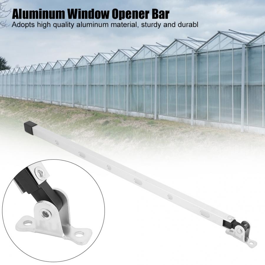 Manuel aluminium vinduesåbnersæt drivhus vinduesopholdssæt tagudluftningsåbner bar drivhus tilbehør landbrugsværktøjer