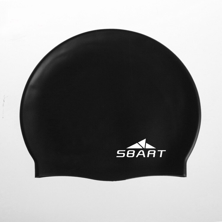 Sbart one size stevige badmuts voor lang haar siliconen badmuts voor dames heren duiksport scuba surfen zwembad watersport hoed