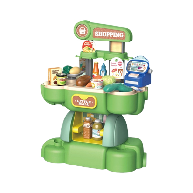 Outils de réparation interactifs, jeu de Simulation, maison de jeu de cuisine pour enfants, jouet de moto de Simulation: supermarket