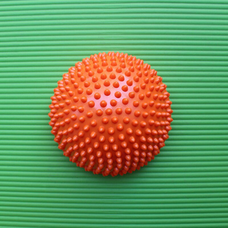 Aufblasbare Halb Kugel Yoga Bälle PVC Massage Fitball Übungen Trainer ausgleichen Ball Für Fitnessstudio Pilates Sport Fitness BN99: Orange