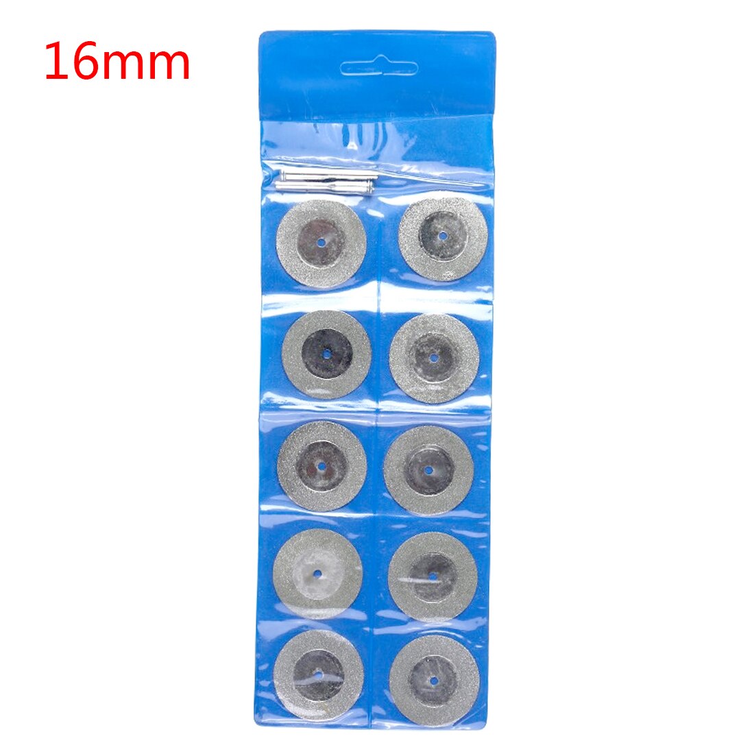 Diamond Cutting Disc Diamond Circular Saw Blade Wheel Disc With 3mm Mandrel for Dremel Rotary Tool for Gemstones/Glass/Ceramics: 16mm