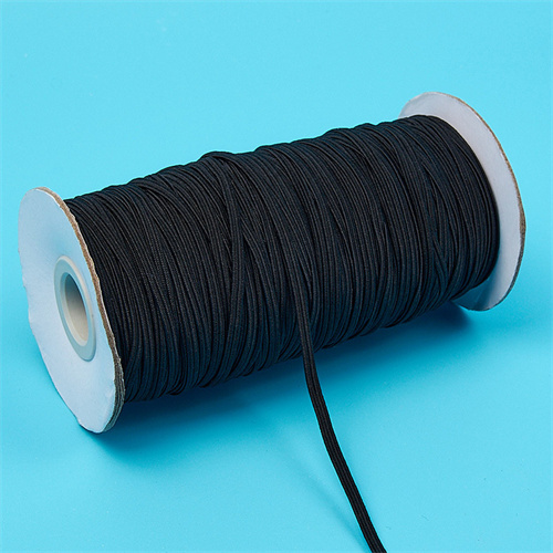 Banda de goma colorida de 3mm y 6mm, cinta elástica de costura, banda elástica de LICRA, tela de costura, accesorios de ropa DIY de 10 años