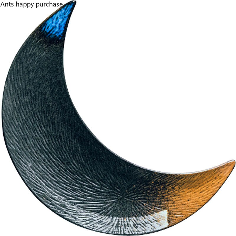 Creativa cerámica de estilo japonés plato de Luna Sushi cocina japonesa bandeja de aperitivos decoración de cocina para el hogar Navidad