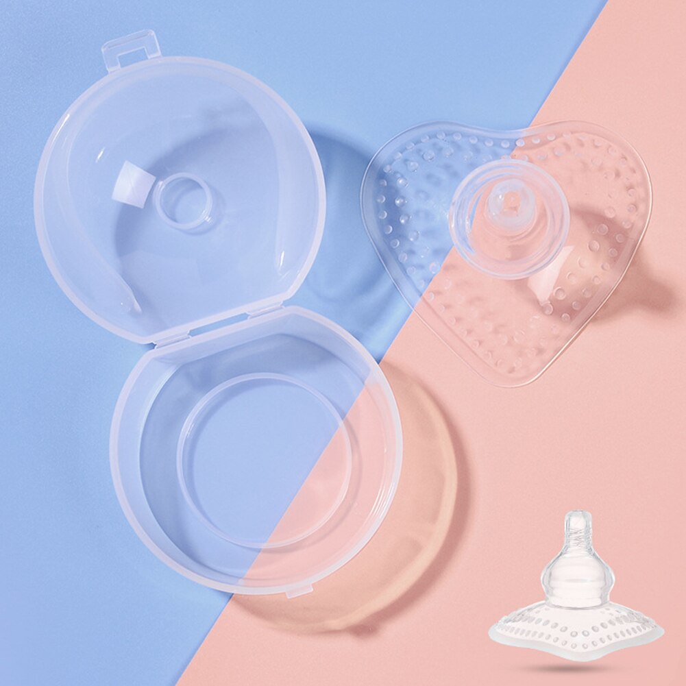 Silicone Nipple Protectors Breast Milk Feeding Mothers Nipple Shields Protection Cover Breastfeeding Milk Extractor