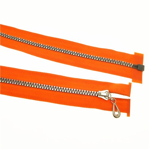 U PICK 8 pièces résine brillante multicolore Double extrémités fermetures à glissière fermeture éclair en résine Meete extrémité ouverte 60 cm pour bricolage sac à dos canapé Garm: 3