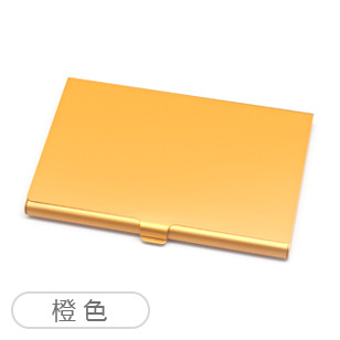 Business Card Case Aluminum Alloy Card Holder Metal Box Cover Credit Card Holder Man Business Card Holder Card Metal Wallet: Light Grey