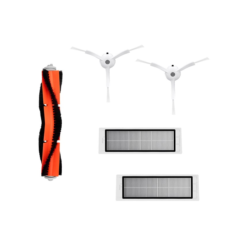 Komplett set robotdelar till xiaomi 1 gen 2 gen 1s gen mi robotdammsugare sdjqr 01rr sdjqr 02rr sdjqr 03rr ( huvudsidoborste hepa-filter): Sätt  b 5 st