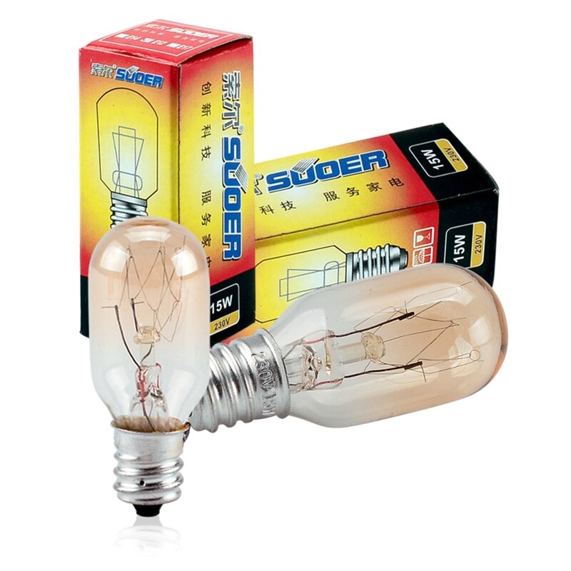K1AD 15W Screw in Light Bulb E12 E14 E17 for Refrigerator Range Hood Durable