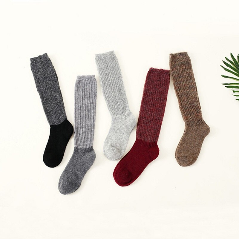 Kvinner jente strikker mesh sokker kanin hår myke sokker deodorant pustende for jenter utendørs slappe aktiviteter