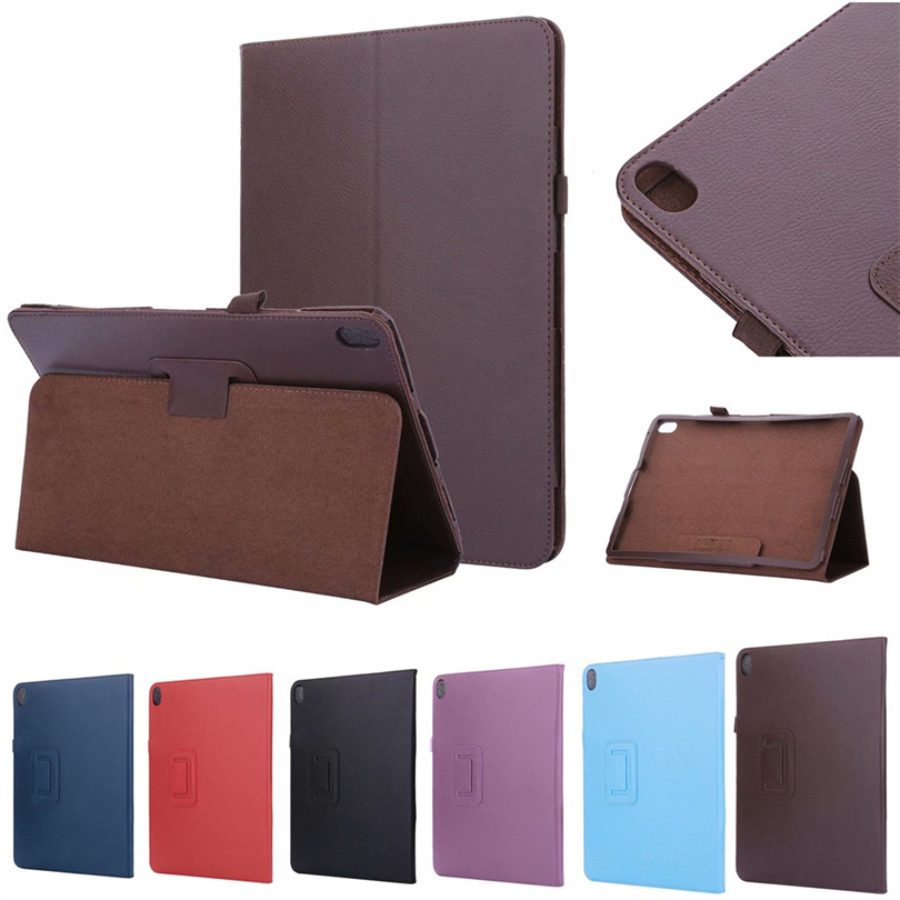 Funda de cuero para tableta para Lenovo Tab E10 10,1 pulgadas Funda de cubierta de soporte inteligente con Auto Sleep/Wake Funda de soporte inteligente A40
