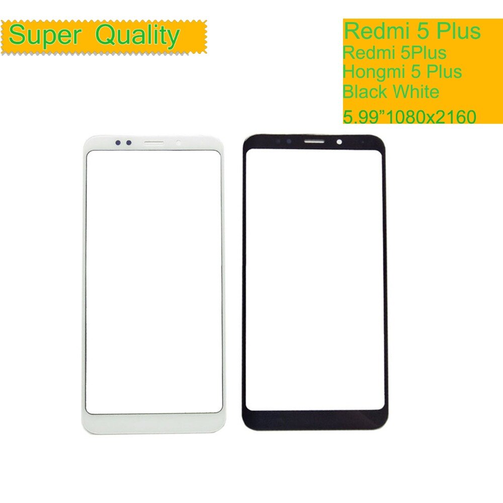 ORIGINELE Voor Xiaomi Redmi 5 Plus 5 Plus Touch Screen Panel Voor Outer Glas Lens Redmi 5 Plus Touchscreen GEEN LCD Digitizer 5.99"