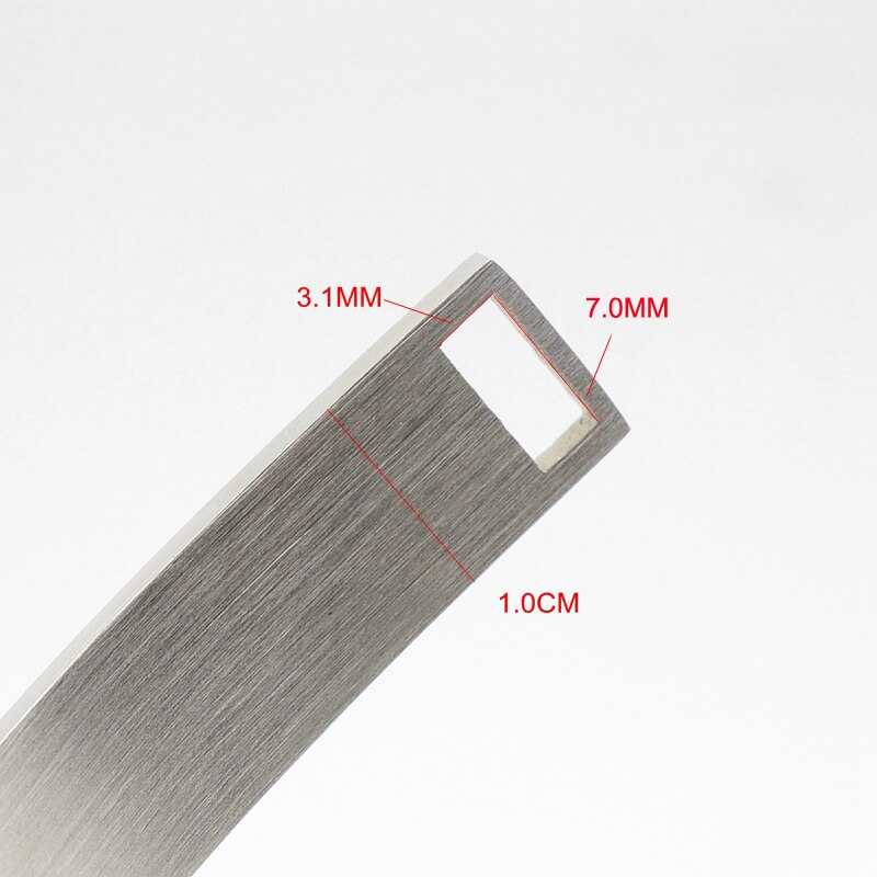 10 PCS/ Lot Gold Black Tone Polished Stainless Steel Blank ID Plate Tag Plaque For Bracelet CB19C010