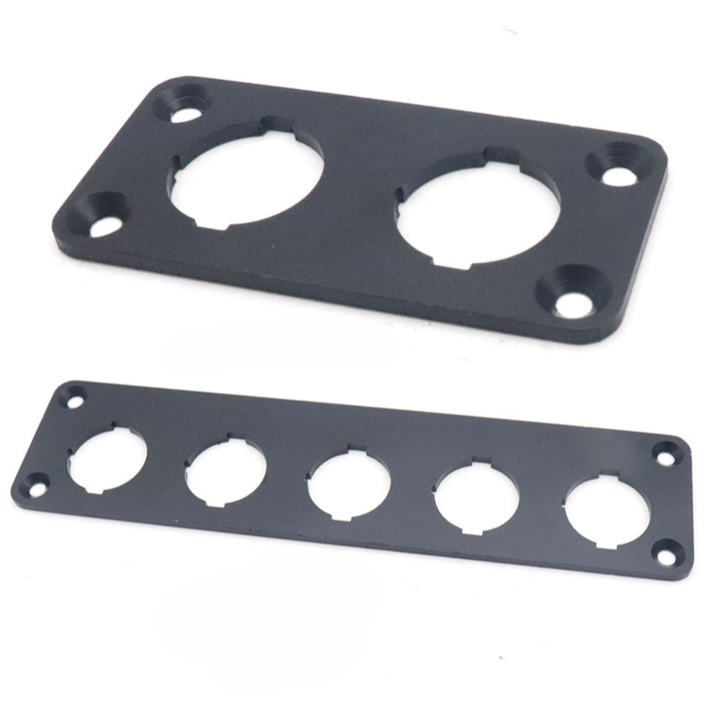 Aluminum Alloy Rocker Switch Panel 1/2/3/4/5/6 Way Gang Car Boat Button Toggle Switch Panel Housing Holder for ATV Truck Camper: Chocolate