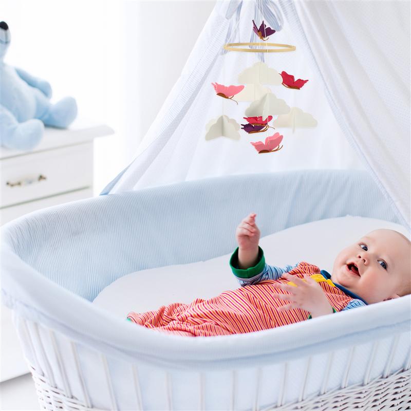 Baby Bed Ornament Felt Butterfly Crib Stroller Hanging Pendant Kid Room Decor