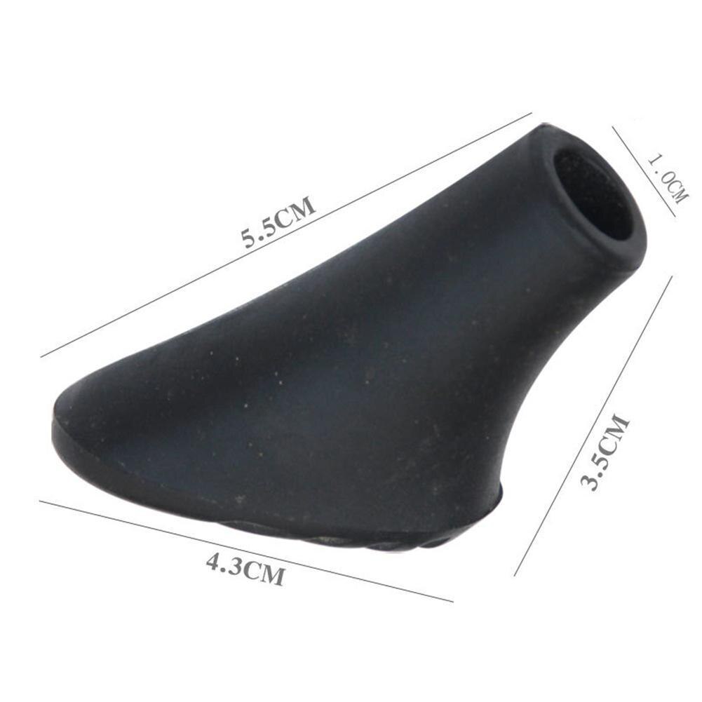 Nordic Walking Pole Trekking Pole Tip Protectors Rubber Tips Pads For Hiking Buffer Stick Replacement End G0U5