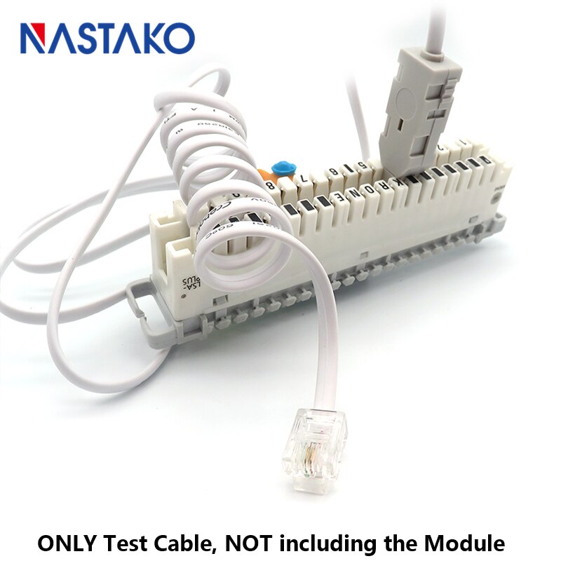 2 pçs/lote 1.5m KRONE módulo de voz cabo de teste 110 para RJ11 cabeça de teste de telefone dedicado P-linha de teste de cabo de teste de fio 110 voz