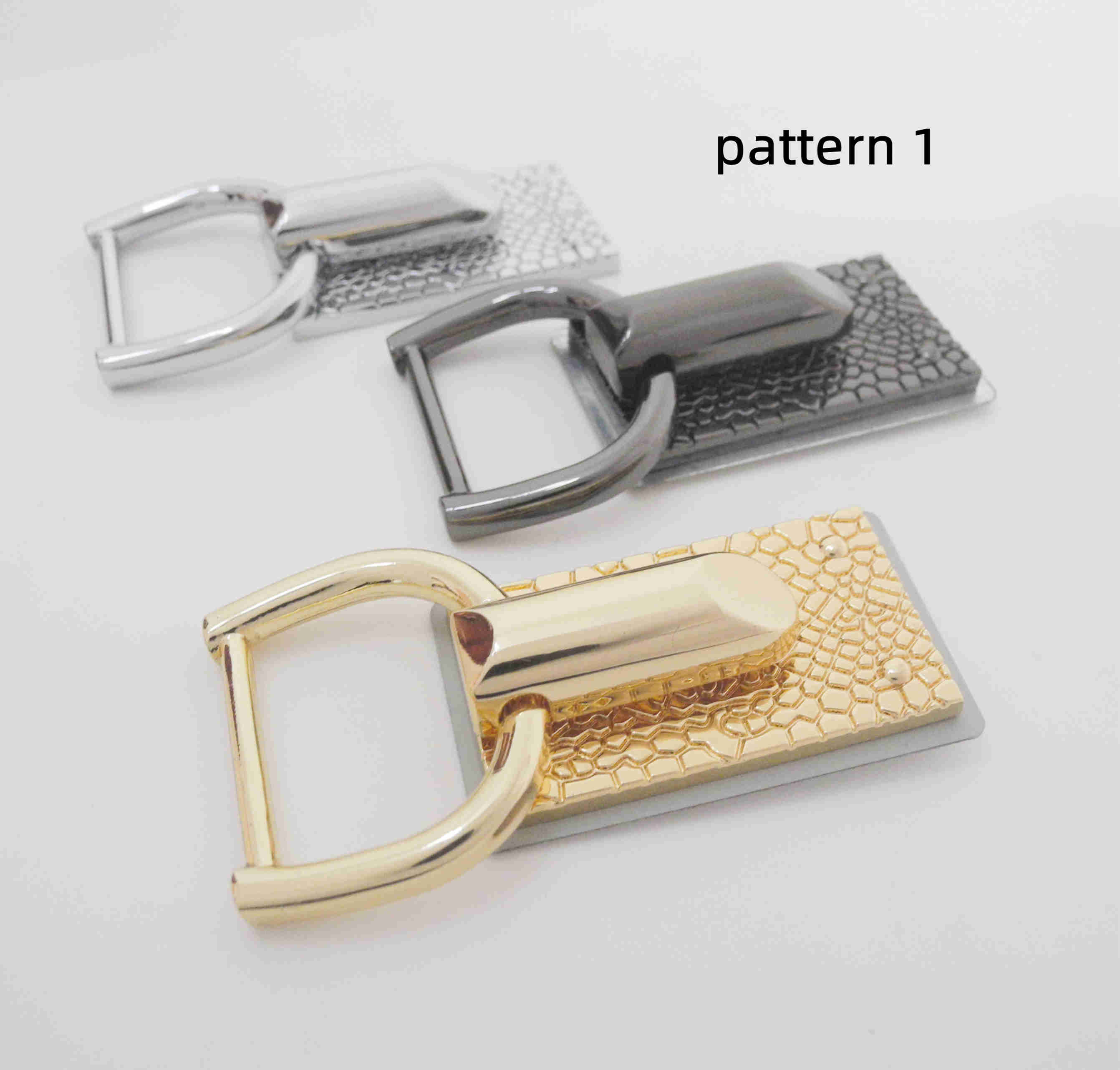 Bag Accessories for Handbags Gold Metal Bridge,Metal Loop,Metal Bar,Leather Clip,Metal Hardware, Purse Chain Connector CC-028
