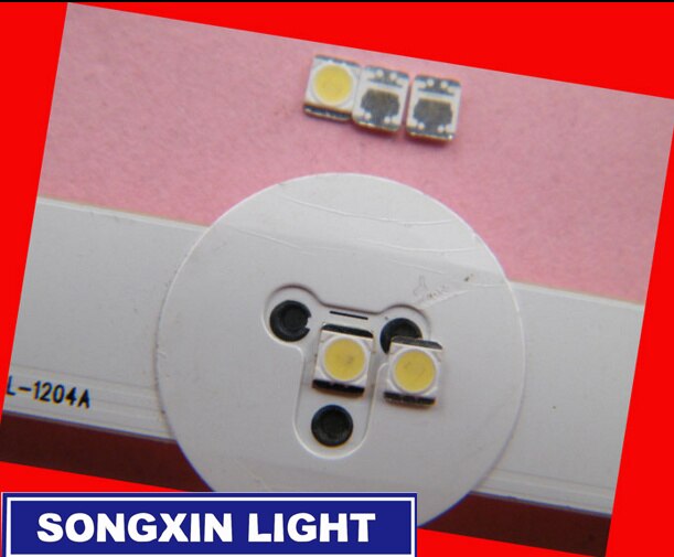 110 st för original lg led lcd tv bakgrundsbelysning lampa pärlor lins 1w 3v 3528 2835 cool vitt ljus pärla