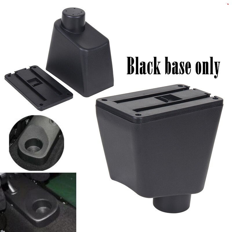 For Renault Clio Captur Clio2 clio3 clio 4 Clio RS Captur Armrest box Suitable for left driving and right driving: Black base only