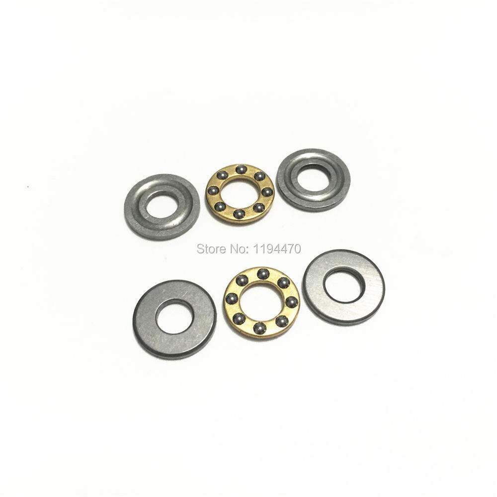 5pcs/Lot F8-22M 8x22x7 mm Axial Ball Bearing Thrust Bearing 8mm x 22mm x 7mm Miniature Plane Bearing 3-Parts