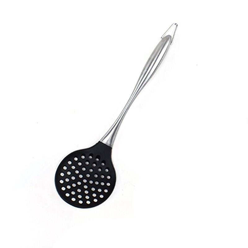 kitchen accessories Stainless Steel Silicone Spatula Non-Stick Pan Hollow Handle Soup Spoon Spatula Kitchenware Set kitchen set: G