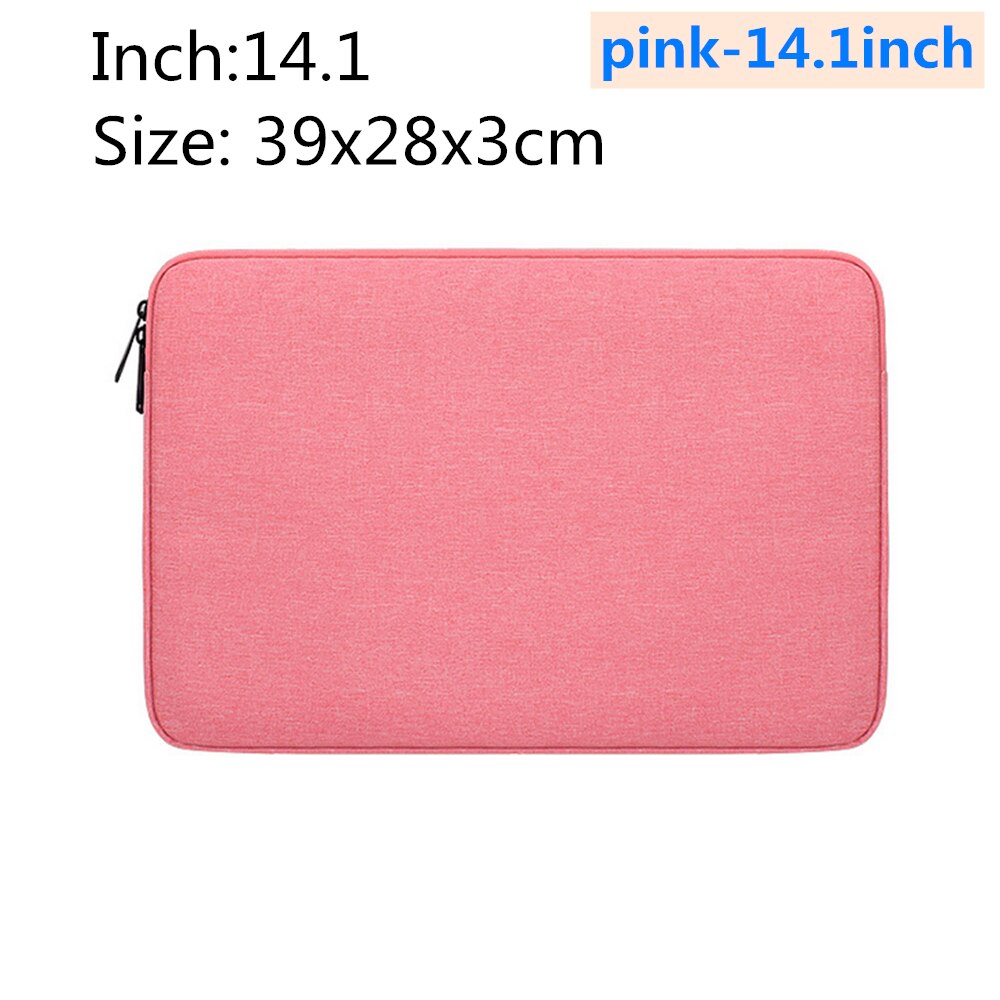 Waterproof Notebook Case for Macbook air pro 13.3 14.1 15.4 15.6 inch for Apple Millet Notebook felt liner package Case: pink-14.1inch