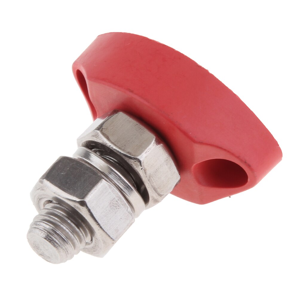 Red Junction Block Power Post Insulated Terminal Stud ,10mm 3/8'