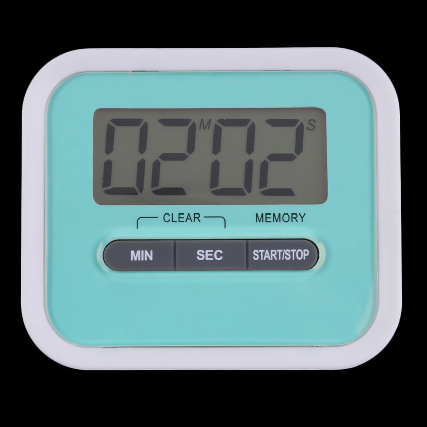 Large Multifunction LCD Kitchen Cooking Timer Count-Down Up Clock Loud Alarm Magnetic Brand: Blue