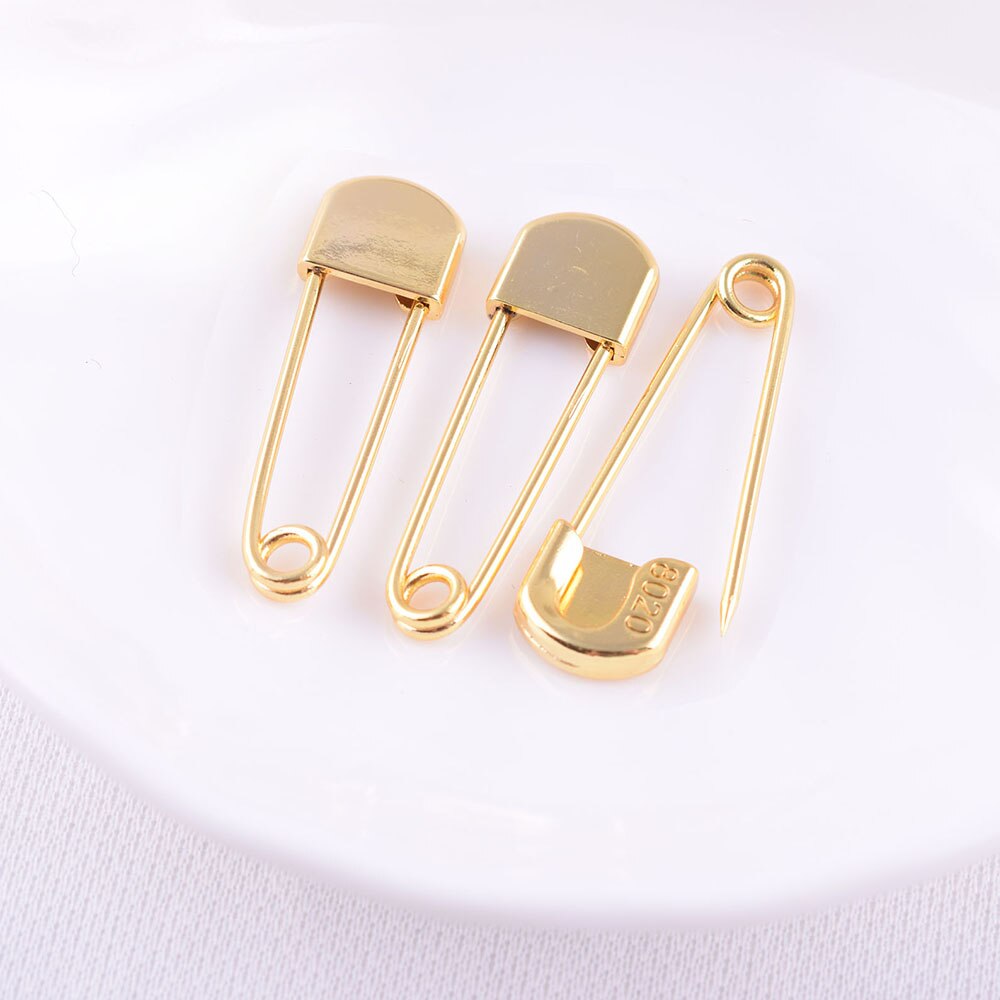 Épingles de sûreté dorées pour vêtements, petite épingle de sécurité Kilt, épingles de Bar en métal, jupe Kilt, couverture, écharpe, broche, épingles de sécurité, fournitures de couture: gold