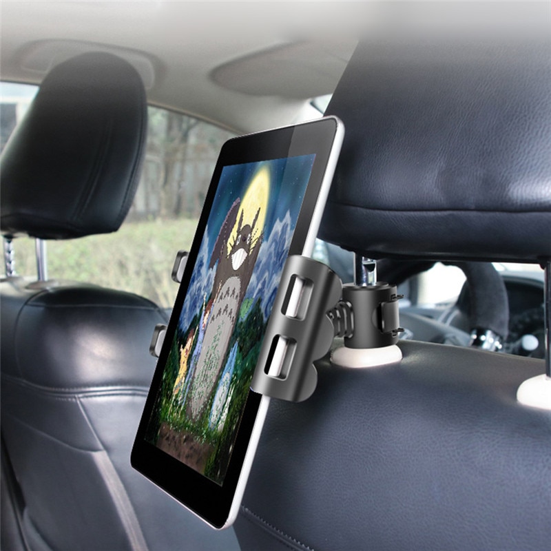 1pc monitoimiautopuhelinteline tabletti yleistietokonejalusta tuoli selkä ipad säädettävä jalusta autotarvikkeet