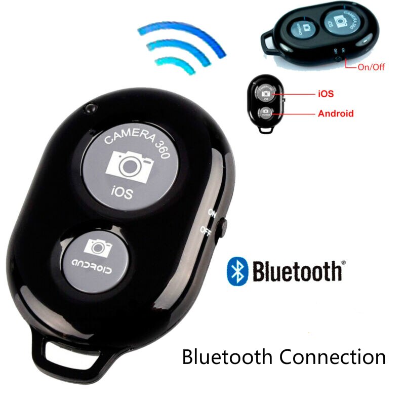 Fgclsy botão de controle remoto sem fio do obturador bluetooth selfie para ios android