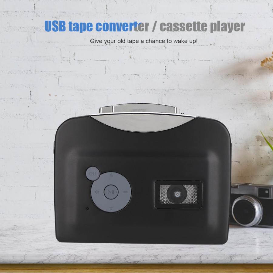 USB Cassette Signal Converter Tape to MP3 Recordings Music Converter Cassette Player Converter