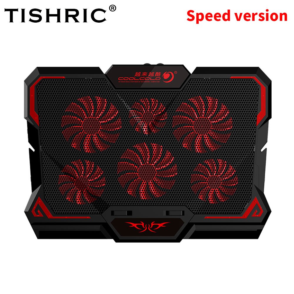 Tishric Notebook Cooling Beugel Ijs 6 Notebook Cooler Laptop Stand Cooling Base Radiator Stand Laptop Cooling Pads: Speed version