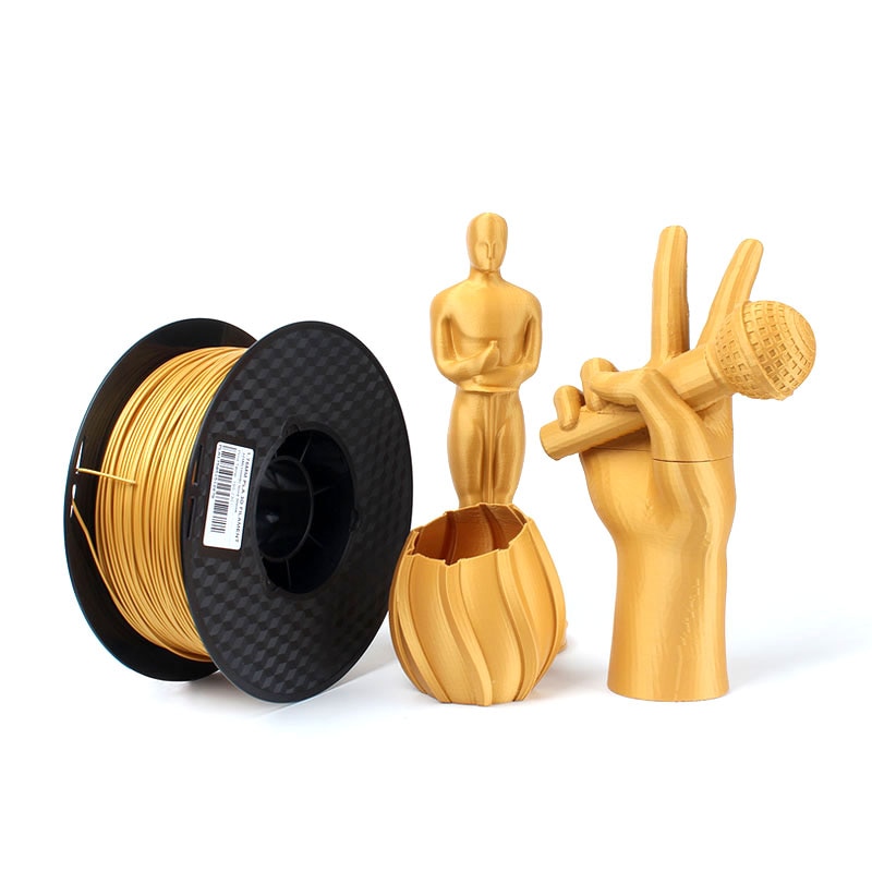 Metall PLA 1,75mm 3D Drucker Filament 1Kg Spule Metall Farbe Gold Silber Kupfer matt Bronze- metallisch PLA Druck materialien