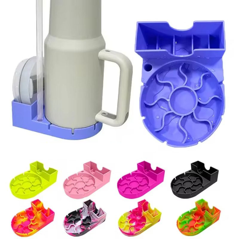 Meerkleurig Siliconen Afvoerrek voor Tumbler 40oz Cup Droogrekken Stro Beker Deksel Houder Waterfles Accessoires Droogstation