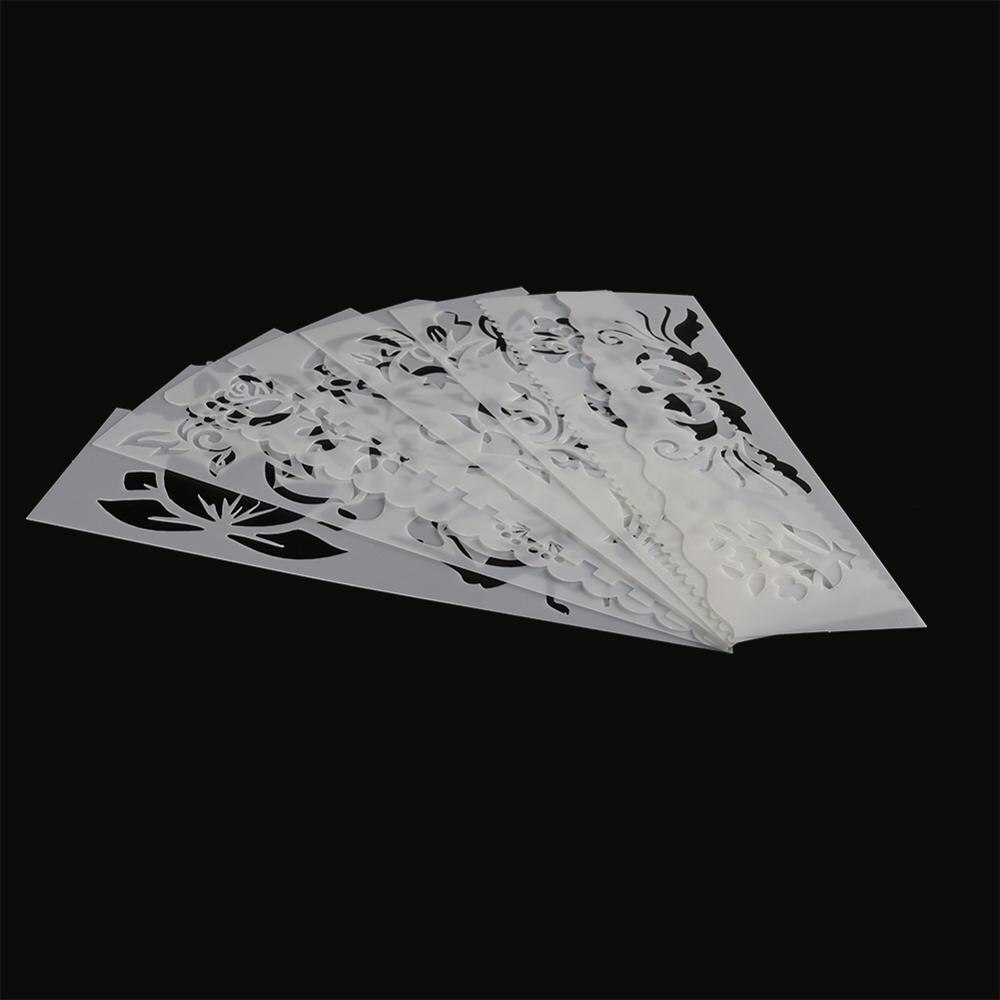 Flower Shaped Painting Template DIY Craft Layering Stencils Painting Scrapbooking Stamping Embossing Album Paper Template 8Pcs