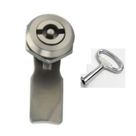 Stainless Steel Triangle Cam lock XJJ-MS705 Cabinet Locks Power Distribution Box switch Cabinet Equipment Control Cabinet Lock: Light Blue